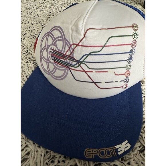 Epcot 35 Walt Disney World Retro Hat 35th Anniversary 2017 Disney Parks - Picture 2 of 8